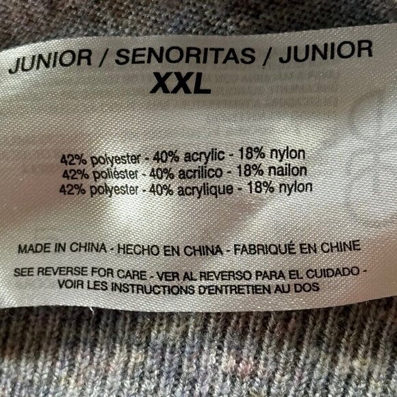 Ella Moss Women's Puff Sleeve Lightweight Gray Sweater Juniors Size XXL * - Picture 8 of 9